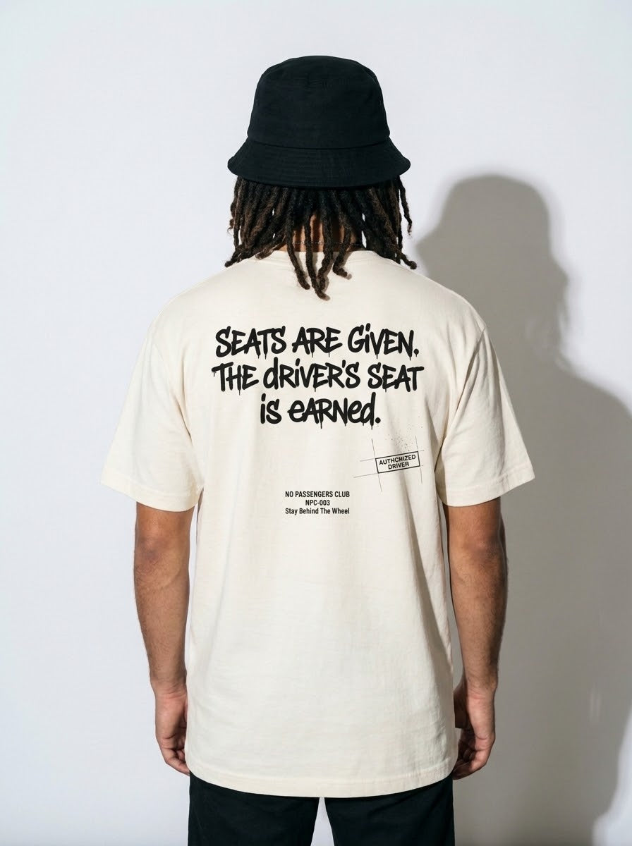 SEATS ARE GIVEN Oversized T-shirt