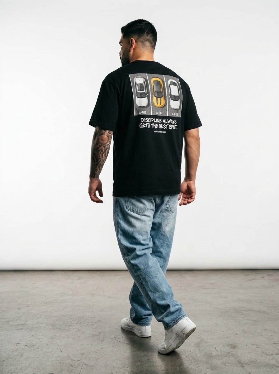 M4 PARK™ Oversized Black T-shirt