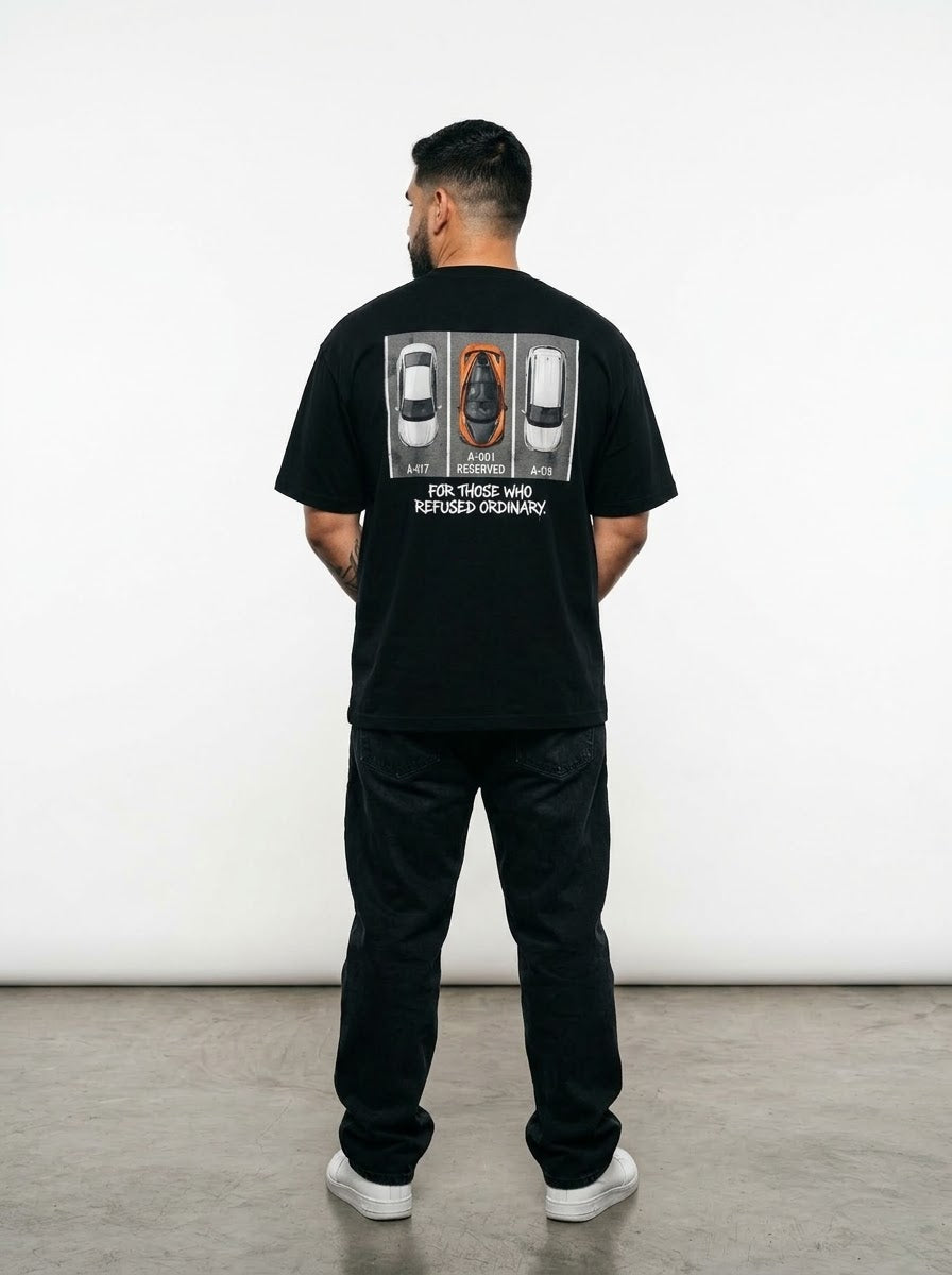 720s PARK™ Oversized Black T-shirt
