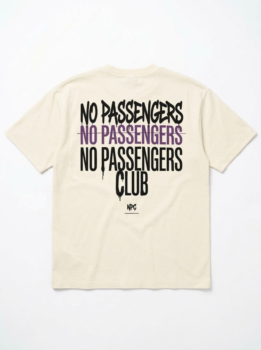 NO PASSENGERS 3X Oversized T-shirt