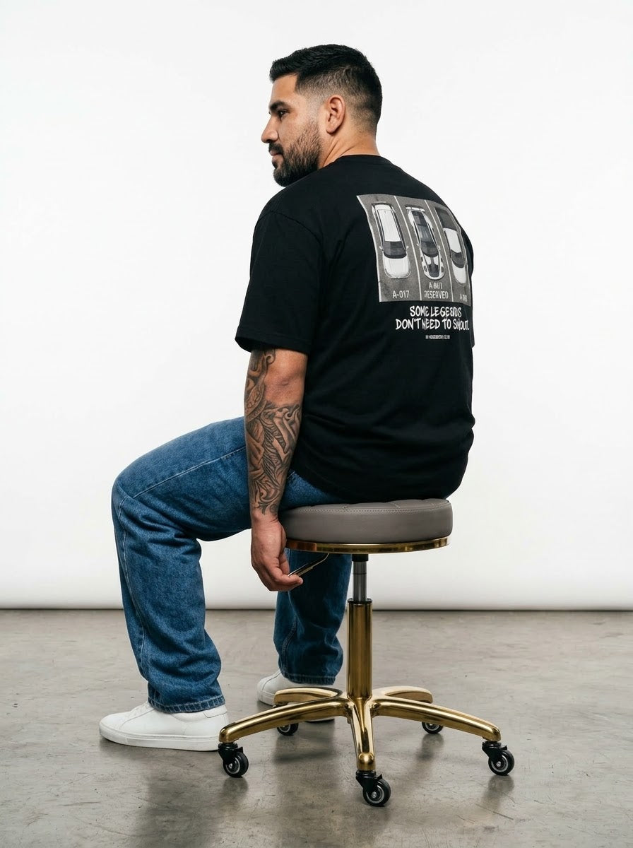 GT3 RS PARK™ Oversized Black T-shirt