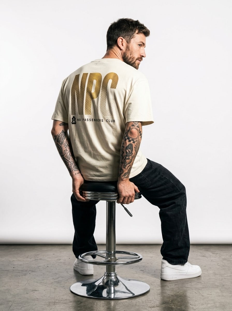 YELLOW GRADIENT Oversized T-shirt