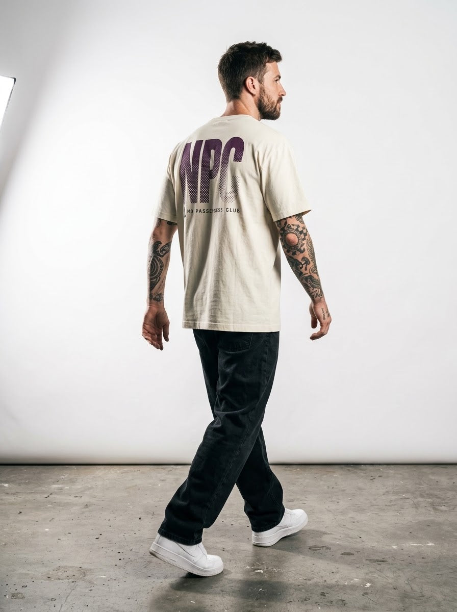 PURPLE GRADIENT Oversized T-shirt