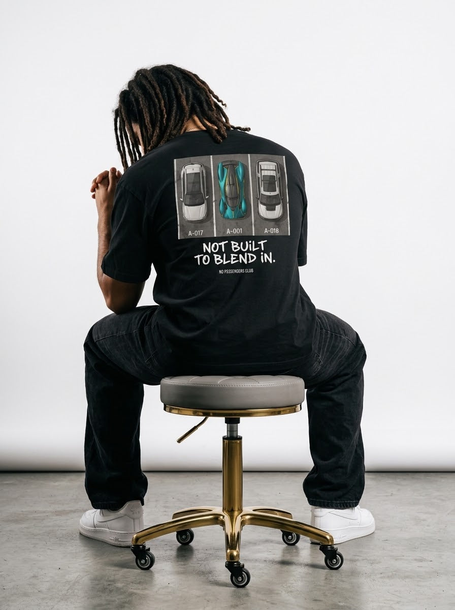 VALKYRIE PARK™ Oversized Black T-shirt
