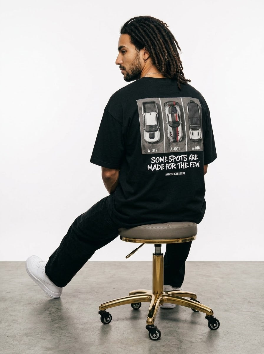 VIPER PARK™ Oversized Black T-shirt