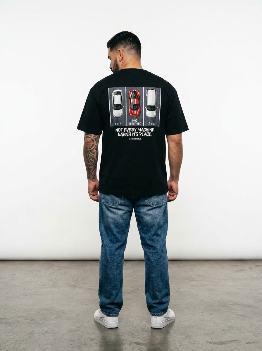 488 PARK™ Oversized Black T-shirt