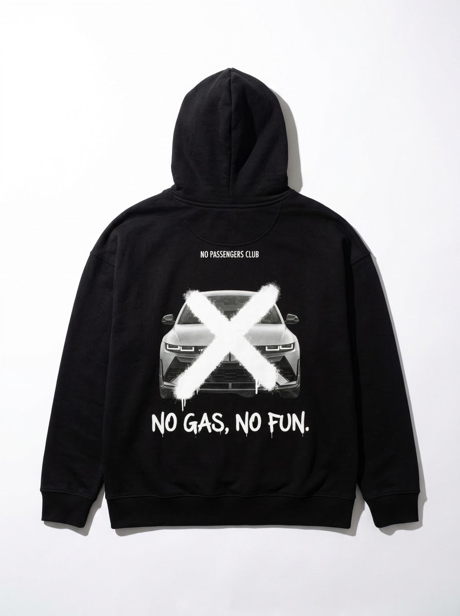 IONIQ 5 NO FUN™ Relaxed Black Hoodie