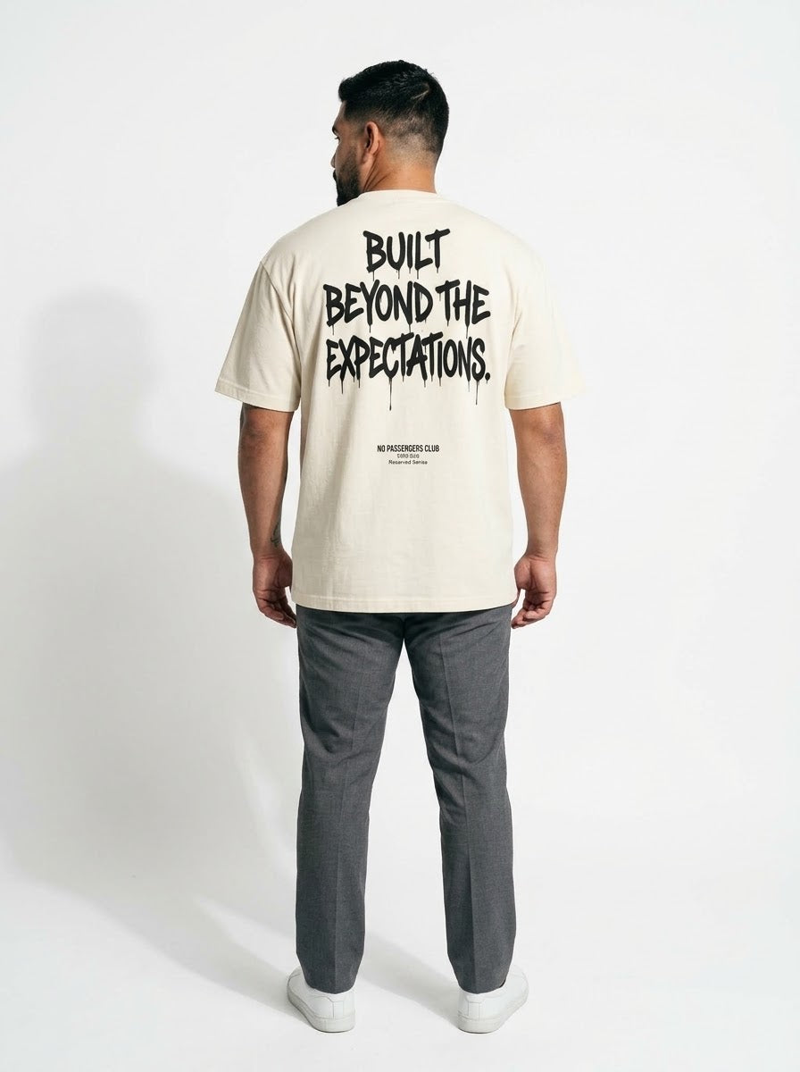 BEYOND EXPECTATIONS Oversized T-shirt