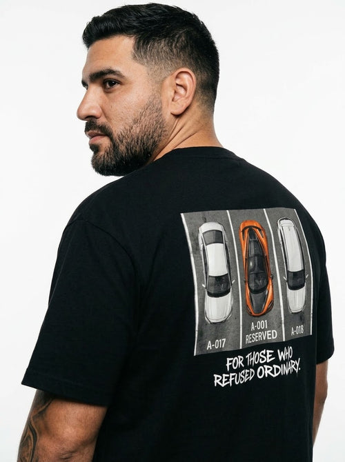 720s PARK™ Oversized Black T-shirt