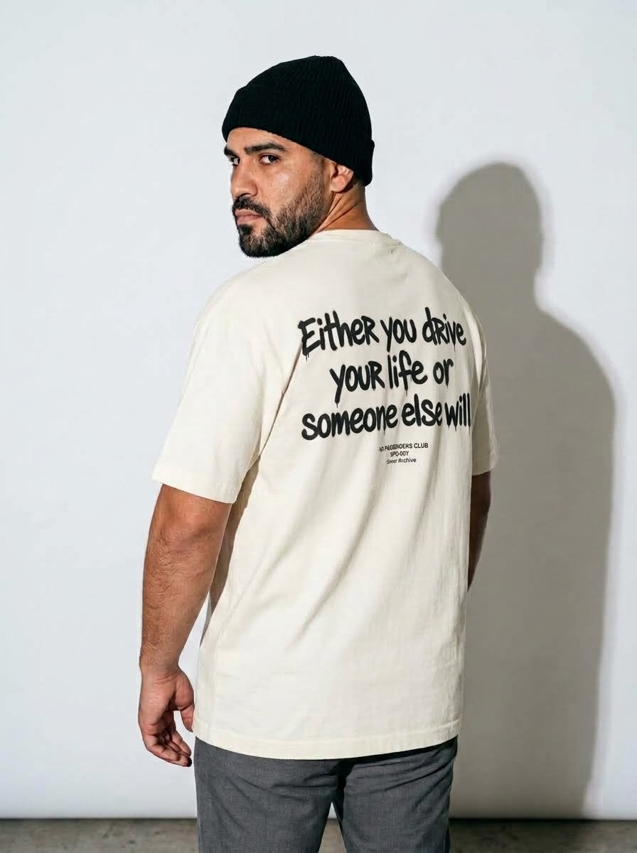 DRIVE YOUR LIFE Oversized T-shirt