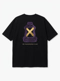 NO PASSENGERS SEAT Oversized Black T-shirt