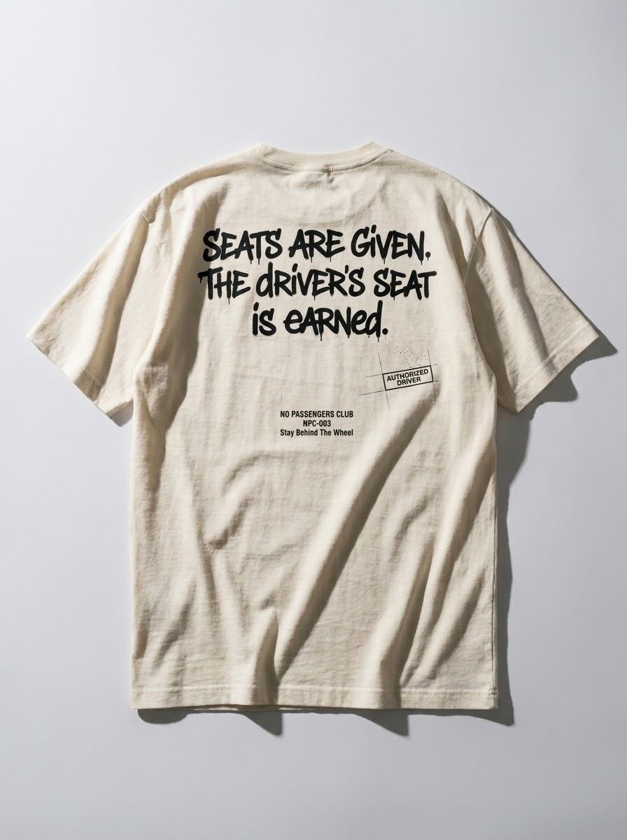SEATS ARE GIVEN Oversized T-shirt