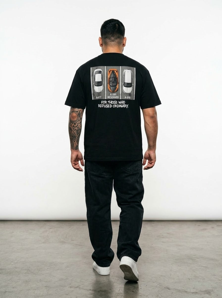 720s PARK™ Oversized Black T-shirt