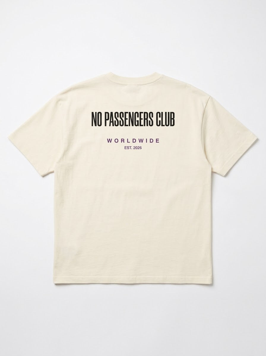 BASIC NO PASSENGERS Oversized T-shirt