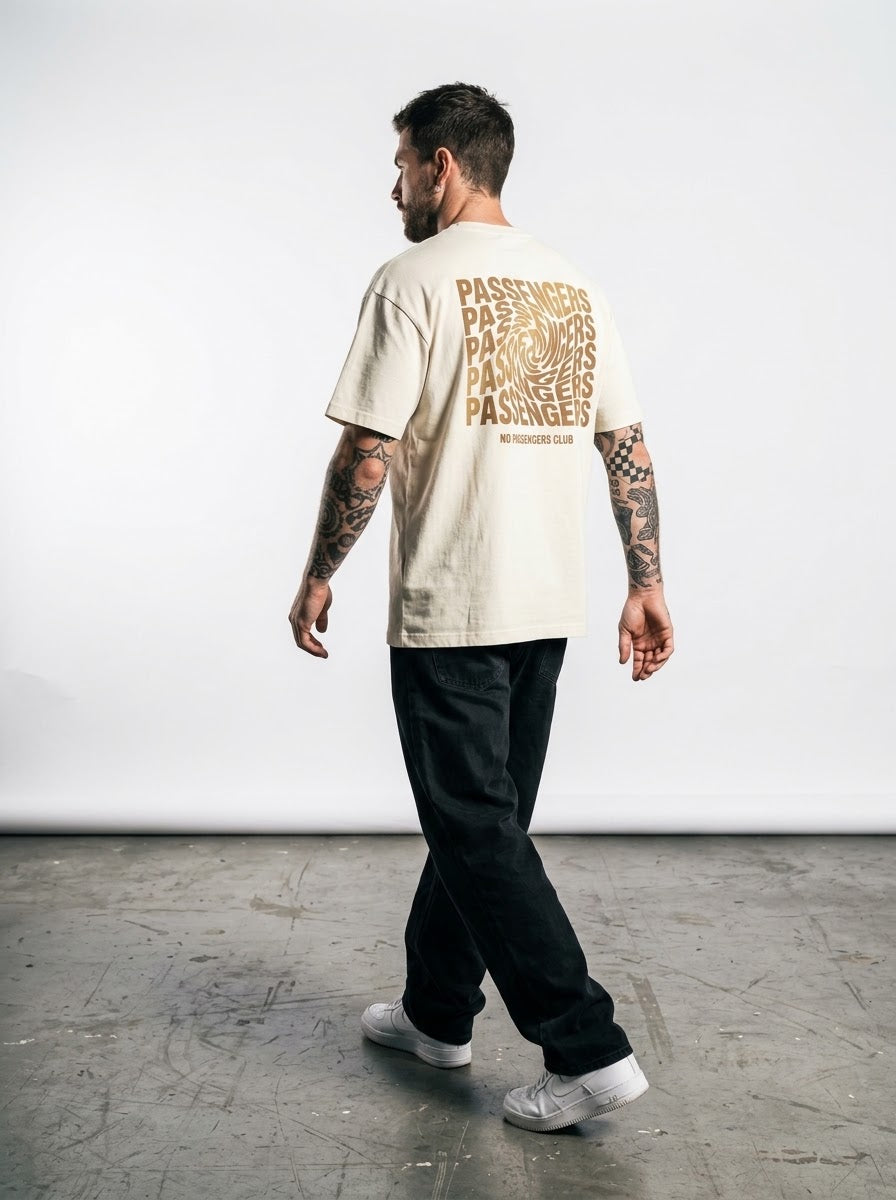 GOLDEN BLURRY Oversized T-shirt