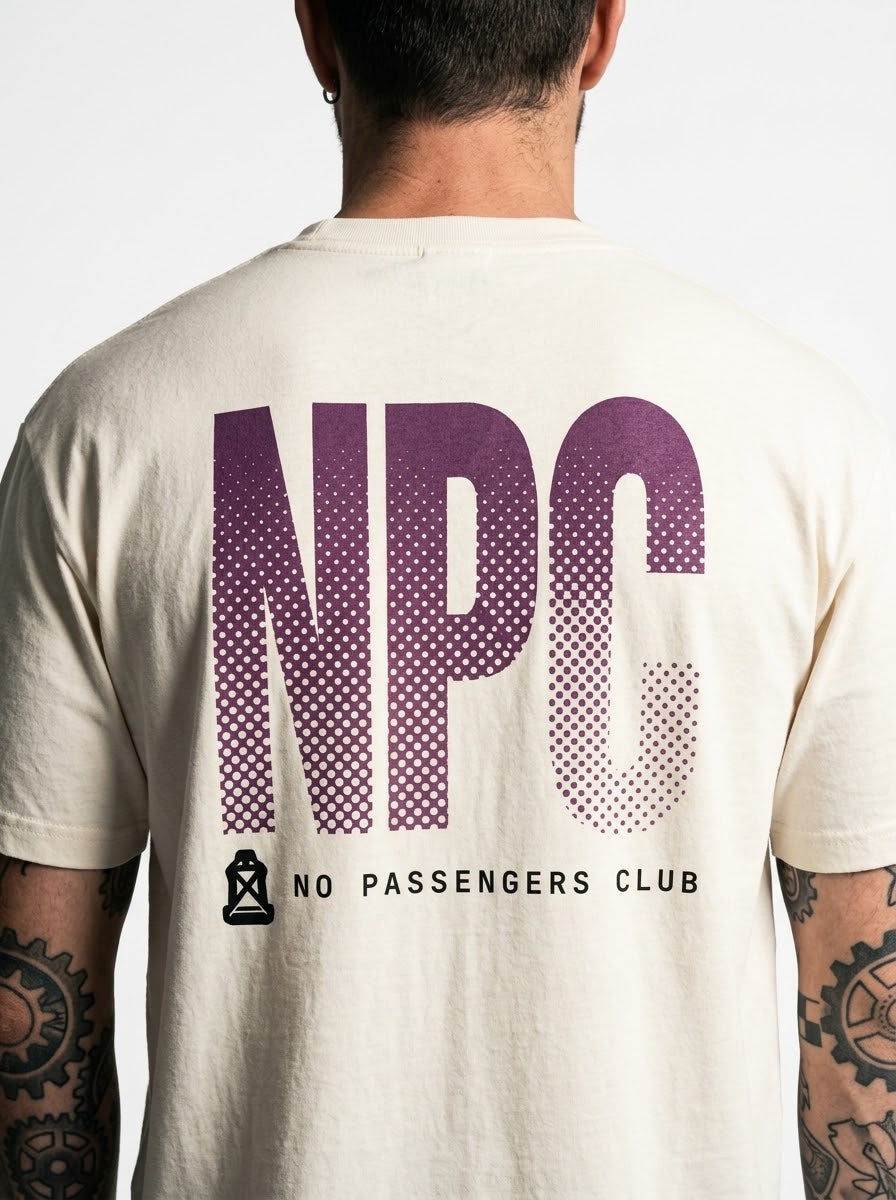 PURPLE GRADIENT Oversized T-shirt