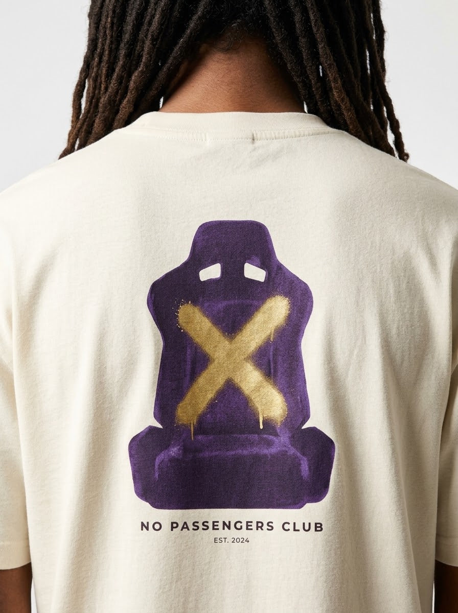 NO PASSENGERS SEAT Oversized T-shirt