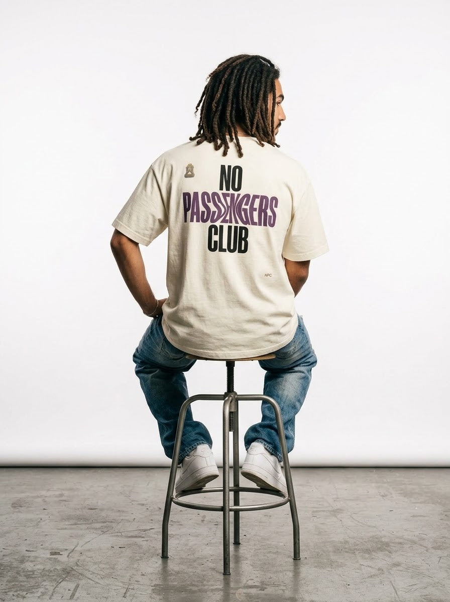 NO PASSENGERS VOID Oversized T-shirt