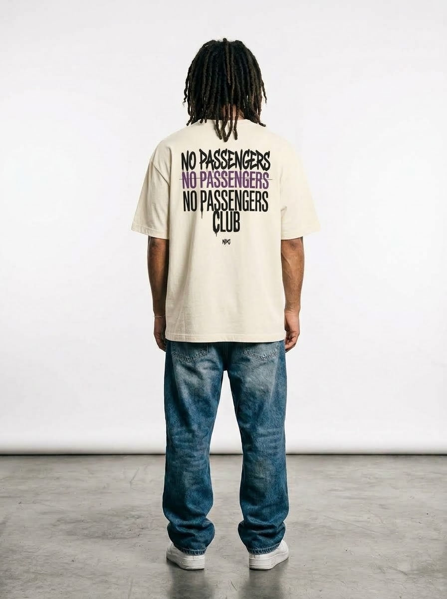 NO PASSENGERS 3X Oversized T-shirt