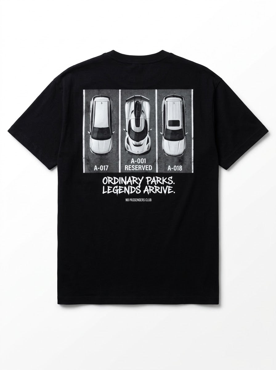 JESKO PARK™ Oversized Black T-shirt