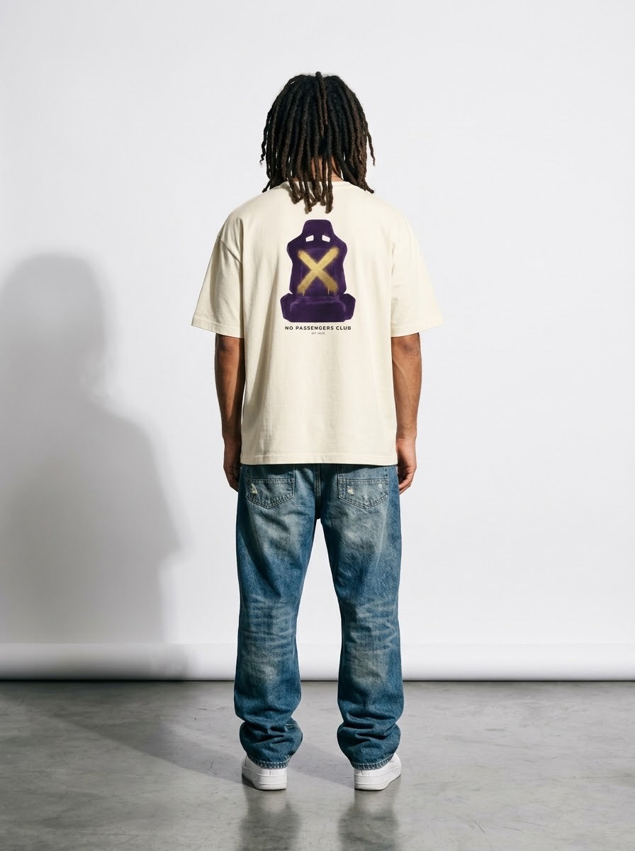 NO PASSENGERS SEAT Oversized T-shirt