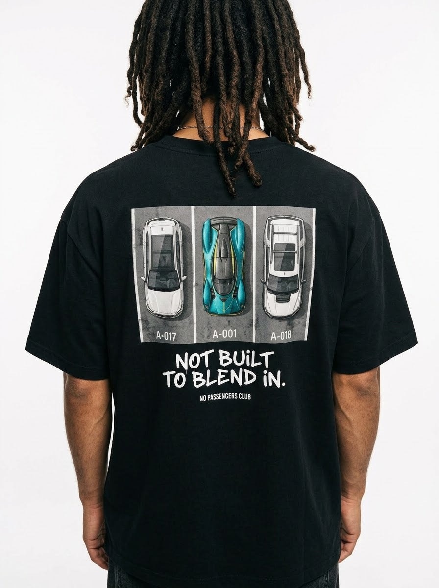 VALKYRIE PARK™ Oversized Black T-shirt