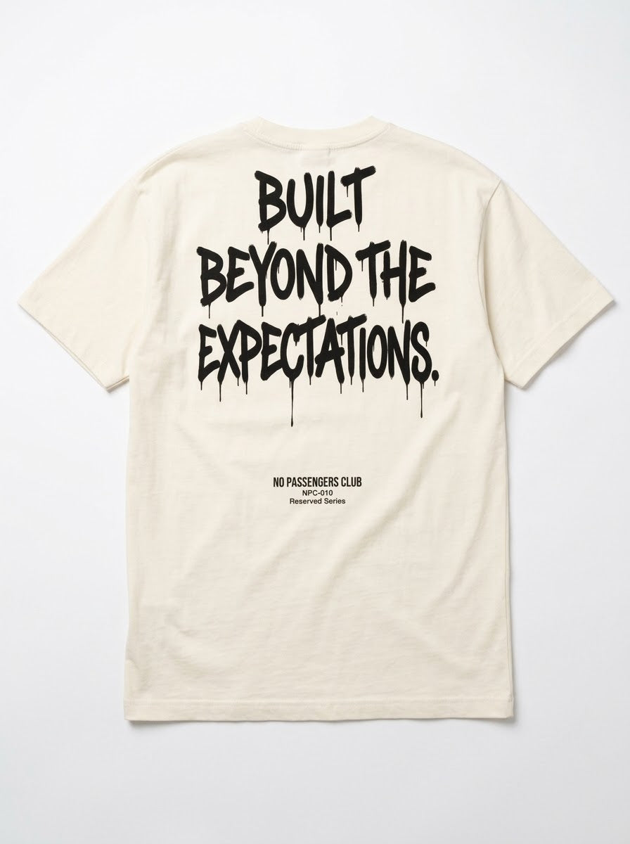 BEYOND EXPECTATIONS Oversized T-shirt