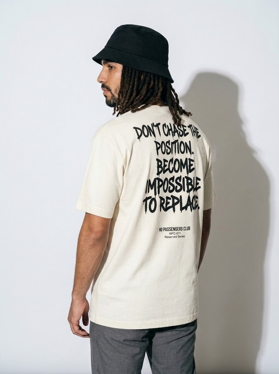 DON'T CHASE Oversized T-shirt