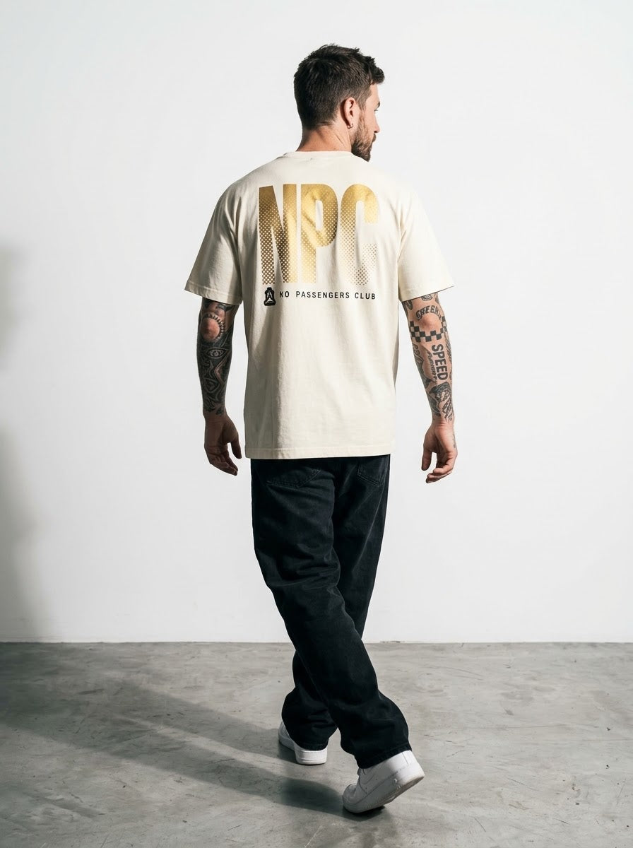 YELLOW GRADIENT Oversized T-shirt