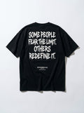 FEAR THE LIMIT Oversized Black T-shirt