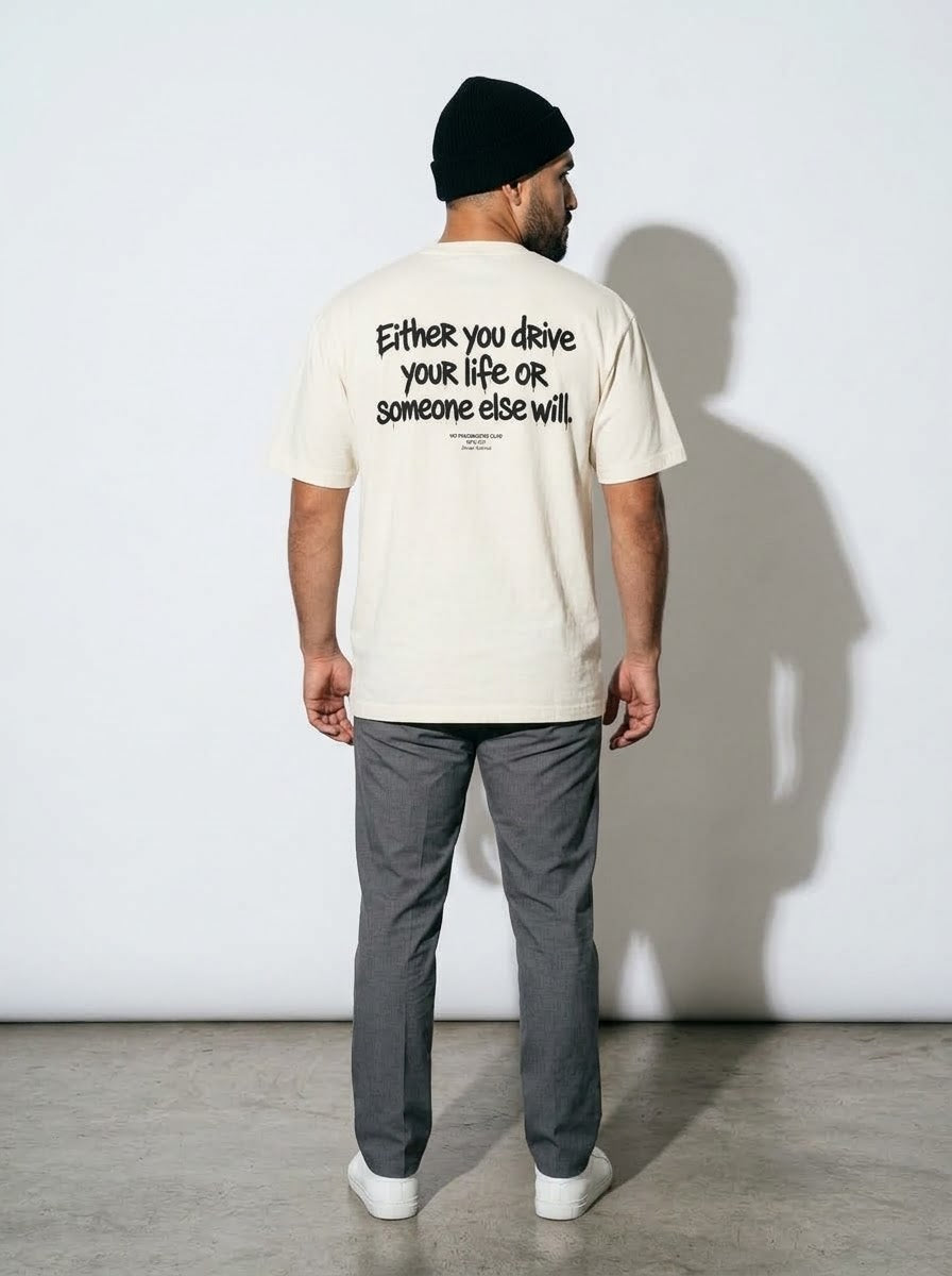 DRIVE YOUR LIFE Oversized T-shirt