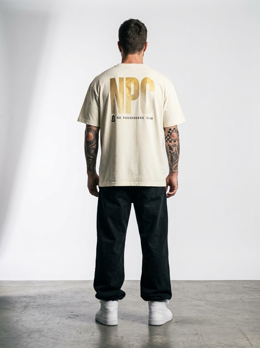 YELLOW GRADIENT Oversized T-shirt