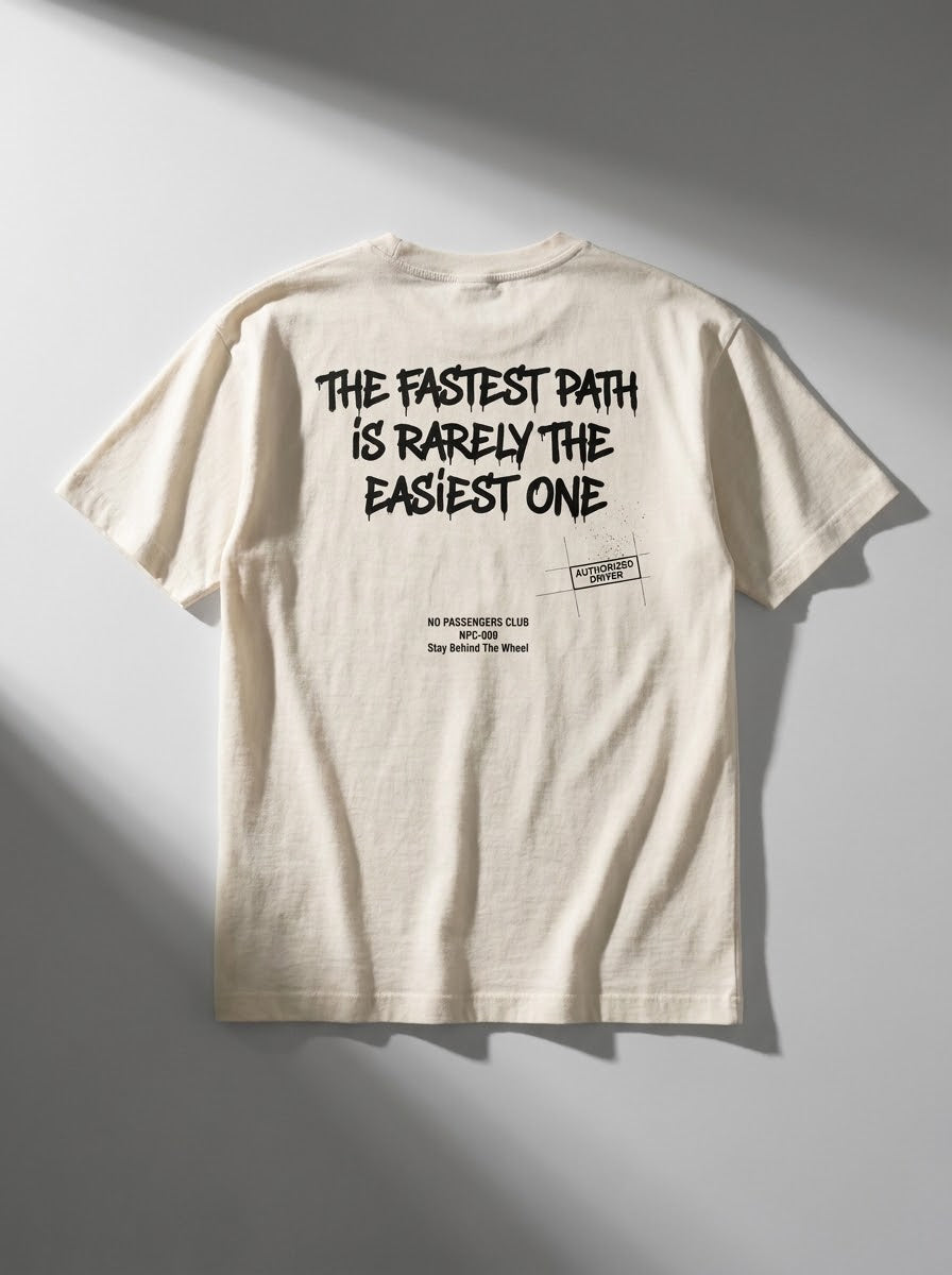 THE FASTEST PATH Oversized T-shirt