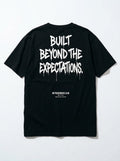 BEYOND EXPECTATIONS Oversized Black T-shirt