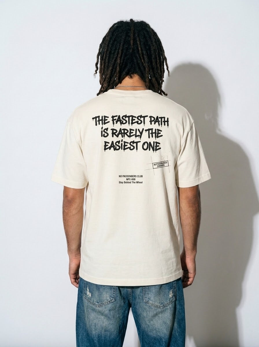 THE FASTEST PATH Oversized T-shirt