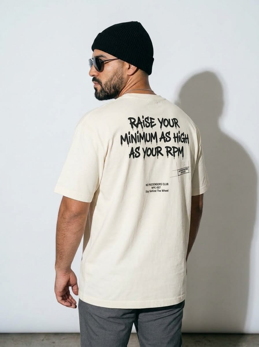 RAISE YOUR MINIMUM Oversized T-shirt