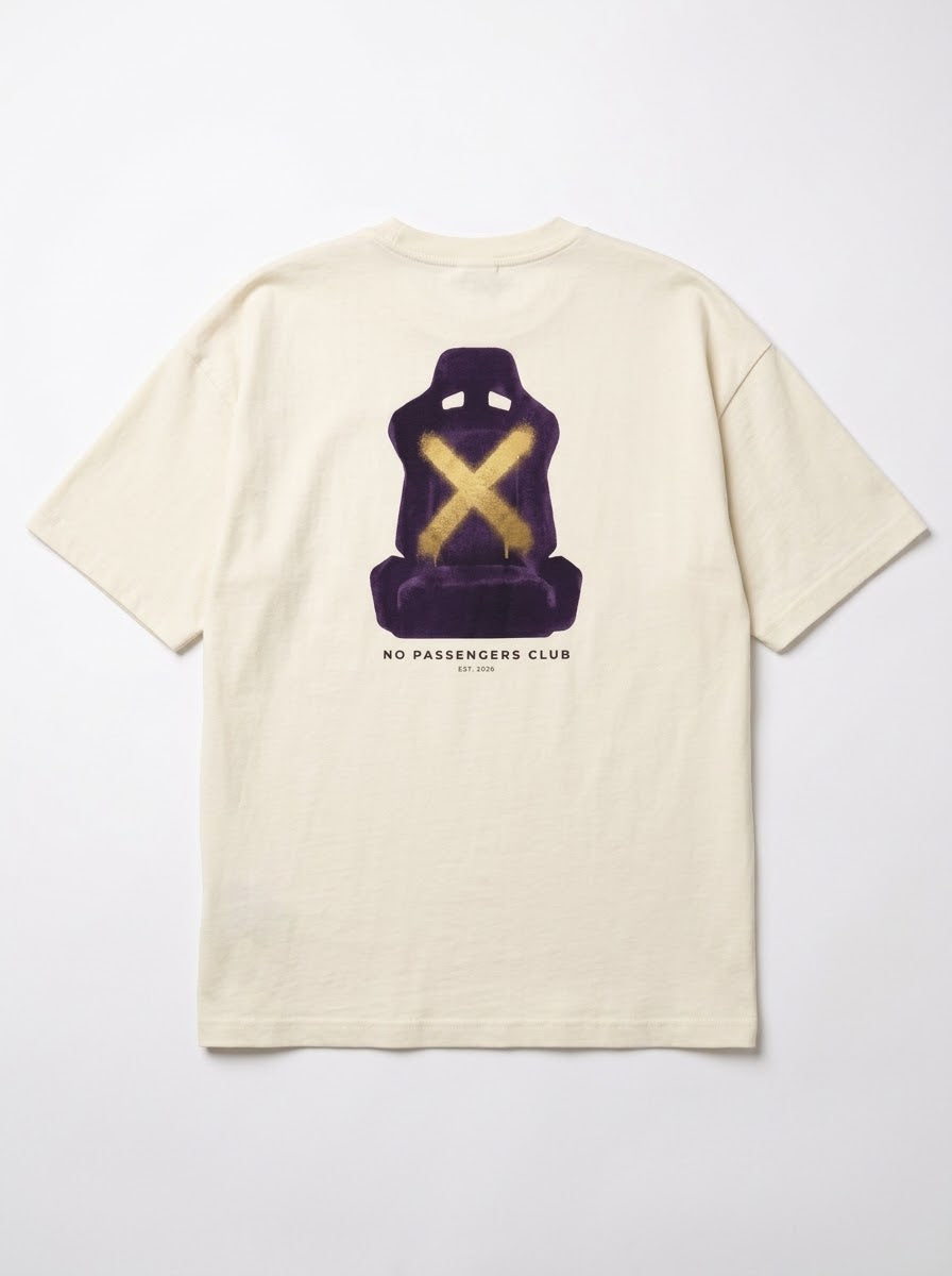 NO PASSENGERS SEAT Oversized T-shirt