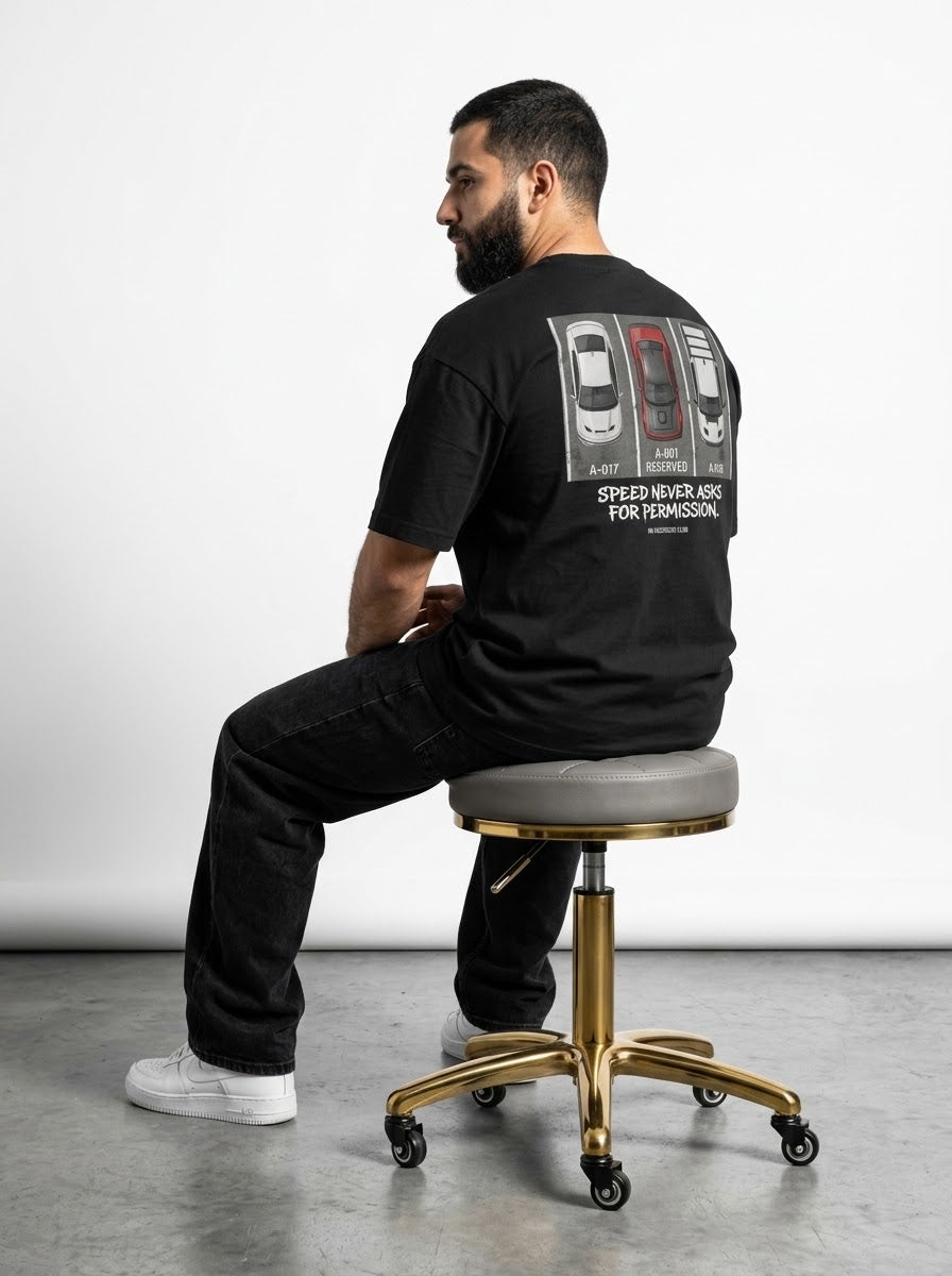 CHALLENGER DEMON PARK™ Oversized Black T-shirt