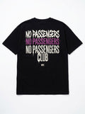 NO PASSENGERS 3X Oversized Black T-shirt