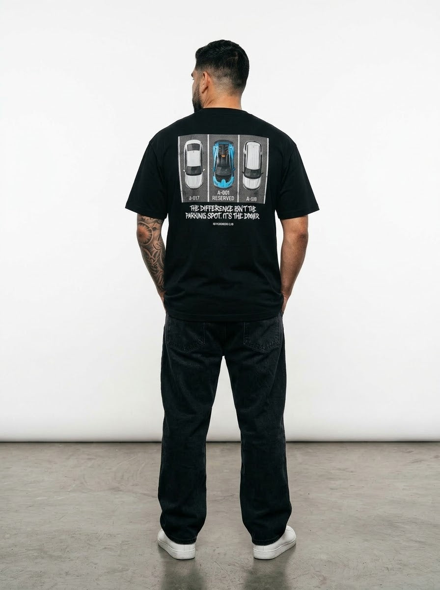 HURACAN STO PARK™ Oversized Black T-shirt