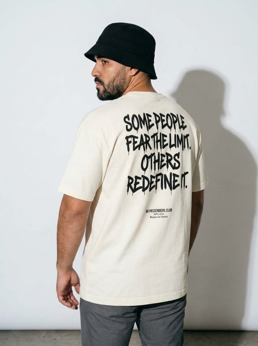 FEAR THE LIMIT Oversized T-shirt