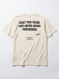 BUILT WITHOUT PERMISSION Oversized T-shirt