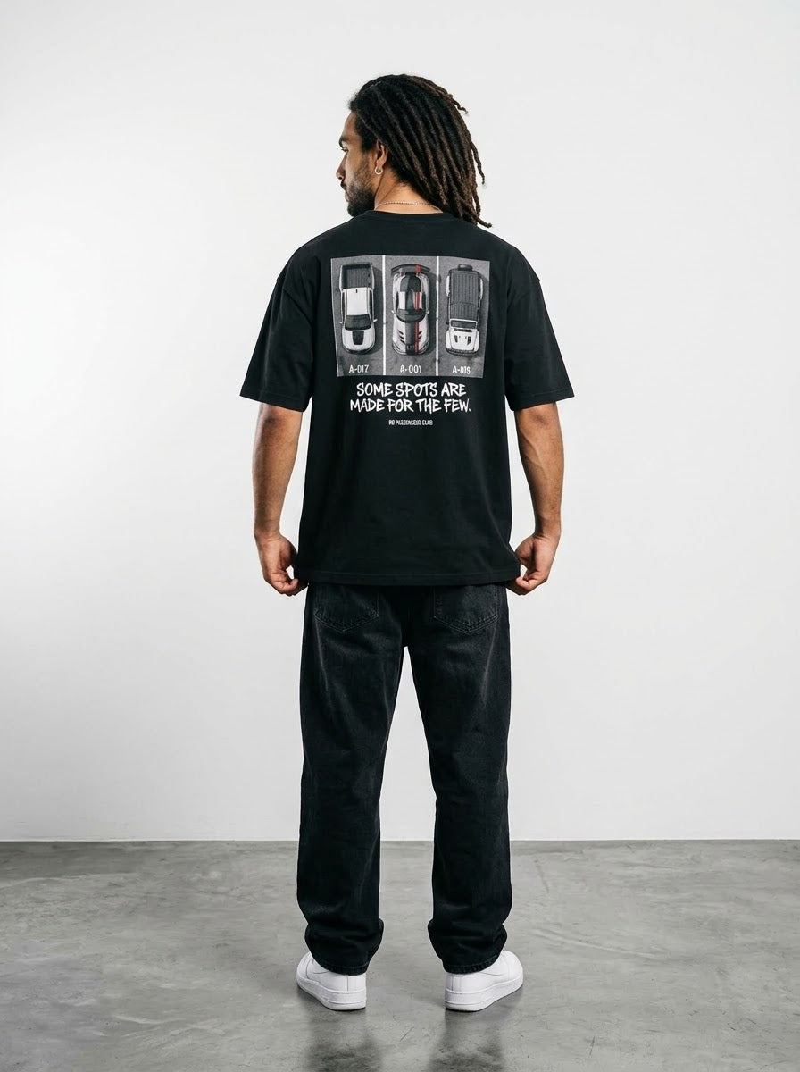 VIPER PARK™ Oversized Black T-shirt