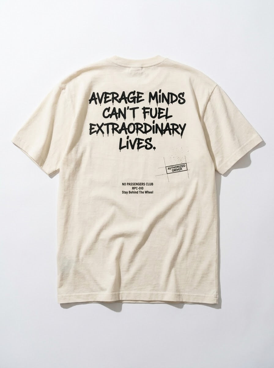 AVERAGE MINDS Oversized T-shirt