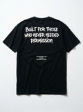 BUILT WITHOUT PERMISSION Oversized Black T-shirt