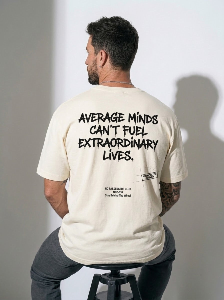 AVERAGE MINDS Oversized T-shirt